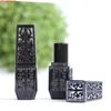 Empty Black Square Lipstick Tube Makeup Lip Gloss Tubes Containers Cosmetic Stick Bottle Balm 24PC/LOThigh quatiy