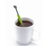 Sile Tea Infuser Coffee Tea Filter تحريك مصفاة ورقة Sile Green لتصفية شريط المنزل Healt Sqcswm Bdenet