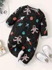 Baby astronaut raket print jumpsuit hon