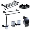 black towel rail