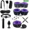 35 PCSSet -produkter Erotiska vuxna BDSM Bondage Set Handcuffs Anal Plug Dildo Vibrator Whip Sex Toys For Par Y2004229759384