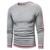 Luulla Uomo Primavera Casual lavorato a maglia 100% cotone Maglioni a righe Pullover Uomo Autunno Moda Classico O-Collo Maglioni Uomo 211221