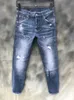 Итальянская мода европейские и американские мужские повседневные джинсы, высококачественные, ручные полированные, оптимизированные качества LA9505
