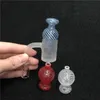 Quartz Banger Nail Glass Carb Cap Recycler Quartz Banger 14mm Maschio per bong in vetro per pipe ad acqua