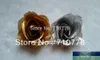 Fazendo 100PCS Gold Silver Rose Artificial Silk Rose Flor Diy Wedding o arco da flor Decoração Kissing Bola