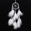 Bed Room Dream Net Catcher Home Furnishing Wall Hanging Wind Chime Natural Colorful Fluff Feather Dreamcatcher Handmade Decorate 5 5sj M2