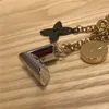 DesignerKeyChain luksusowy projektant złoty metalowy klawisz klamra