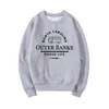Outer Banks 노스 캐롤라이나 운동복 Pogue Life Hoodies Outer Banks Paradise on Earth Hoodie OBX Crewneck 운동복 탑 220218