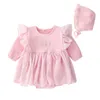 Neugeborenes Baby Mädchen Prinzessin DressClothes Baby Taufe Kleid 2020 Infant Taufkleid Vestidos 0 3 6 9 Monate Kinder Outfits LJ201221