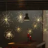 ZUCZUG LED-Feuerwerk, Lichterkette für den Außenbereich, wasserdicht, 8 Farben, Flackerlichter, Weihnachtsdekoration, Girlande Y201020