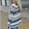 Autumn New Fashion Lady Kobiety Długość swetra Kardigan Knity luźne nieregularny sweter z długim rękawem przyczynowy płaszcz o pojemności T200815