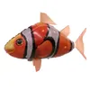 Vendita all'ingrosso Air Swimmer IR RC Squalo Pesce pagliaccio Pesce volante Assemblaggio Pesce pagliaccio Palloncino telecomandato Giocattoli divertenti gonfiabili per bambini