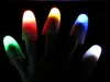 Light-up tummen ledde ljus blinkande fingrar ledd gadget magiska trick rekvisita fantastiska glöd leksaker barn barn lysande gåvor