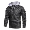 Cartelo Men's Leather Jackets Casual Motorcycle PU Jacket Biker Кожаные пальто бренд одежда Men 201127