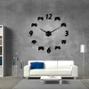 Video Game Controllers DIY Grote Wall Clock Game Room Decor Modern Design Freemless Giant Wall Clock Game Boys Room Wall Watch LJ200827