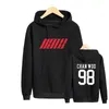 VSENFO KPOP Sweatshirt Ikon Album My Type Bobby Hoodies Mannen Dames Unisex Hoodies met Cap Harajuku Trainingspak Jumper Tops 200930