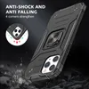 Schokbestendig Armor Kickstand Cases Voor iPhone 15 14 13 12 11 Pro Max X XS XR Case Anti-Drop magnetische Autohouder Ring Cover