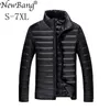 Newbang Plus 5xl 6xl 7xl Duck Męska Piórka Ultralight Down Down Dla Men Park Outwear z torbą do noszenia Płaszcz 201223