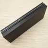 Wholesale 175*62*25mm Empty Paper Plastic pen box case bag Black Pens Holder Gift pencil cases