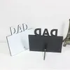 MDF Sublimation Blank Photo Frame Father's Day Mother's Day 2022 Sublimating White Family Heat Transfer Picture Frames