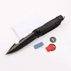 1Pcs High Quality Diver'knife Outdoor Survivial Straight knife 7Cr13Mov Black Titanium Coated Blade Rescue knives with Nylon Sheath