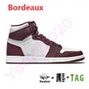 2023 Top Qualité Jumpman 1 Haute OG 1s Hommes Chaussures De Basketball Dark Marina Blues Université Bleu Royal Brevet Bordeaux Rebellionaire Heritage Femmes Baskets Baskets