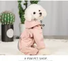 Roupas de capa de chuva para cachorro, malha respirável, à prova d'água, macacão de chuva para cachorro pequeno, absorve o suor, roupas reflexivas para animais de estimação, casaco 237725015