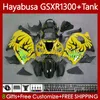 Hayabusa voor Suzuki GSXR 1300CC GSXR-1300 1300 CC 02 03 04 05 06 07 Body 74NO.274 GSX-R1300 YellowFlames GSX R1300 96-07 GSXR1300 96 1996 1997 1998 1999 2000 2001 Valerijen