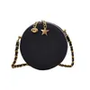 Hot Sale Vintage Fashion Mini Round Bag 2019 New Quality Matte PU Leather Women's Handbag Chain Shoulder Messenger Bag Purses