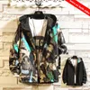 New 2020 Men's Jacket Can Be Worn On Both Sides Hooded Windbreaker Men Women Fashion Outwear Printed Street Hip Hop Jacket LJ201013