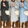 Affogato Long straight coat with rhombus pattern Casual sashes women winter parka Deep pockets tailored collar stylish outerwear 201109