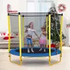 5,5ft trampoliner för barn 65INCH Outdoor Indoor Mini Toddler Trampolin med hölje, basketbåge och boll ingår A04