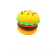 casa barattolo per hamburger Contenitori in silicone Contenitori per vaporizzatore Dab Wax Contenitori per erbe secche