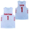 Wsk Custom Dayton Flyers Maglia da basket College Obi Toppin Elijah Weaver Toumani Camara Elvis R.J. Blakney Koby Brea Mustapha Amzil Malachi Smith