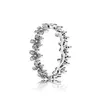 Autentisk 925 Sterling Silver Ring Designer smycken för lyx Rose Gold Daisy Flower Ring Women Girls Gift With Box Set9761283