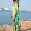 Coussine de robe longue de coton pour femmes Pareo de Plage Maillot de bain Couverture Sarongs Maillot de bain Kaftan Beach # Q845 T200324