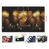 Sevgililer günü afiş afiş afiş arka plan bezi aşk dekorasyon asılı bayrak romantik parti kutlama bayrakları yeni stil RRB13528