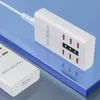 Desktop USB Charger HUB 6 Ports US EU UK US Plug Wall Socket Dock Fast Charging Extension Power Adapter for Cell Phone Tablet