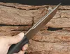 Nieuw Rusland Survival Rechte mes 65x13 staal Tanto Point Blade Glasgevulde nylon handgreepmessen met lederen schede