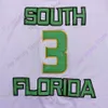 South Florida USF Basketball Jersey NCAA College Atkins Corey Walker Jr. Russel Tchewa Jamir Chaplin Caleb Murphy Sam Hines Jr. Javon Greene Jake Boggs Youth Women