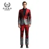 Daro Mens Blazer Suit İnce Sıradan Ceket Pantolon Düğünler Partiler Çin tarzı takım elbise DR8828 201106