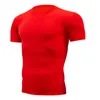 T-shirt da uomo T-shirt da compressione da corsa ad asciugatura rapida T-shirt di design Felpa Tuta traspirante Fitness Abbigliamento sportivo aderente Camicia a maniche corte da equitazione 221