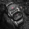 Watches Mens 2020 New Sports Digital Watch for Men Quartz Wristwatches Automatic Date Disual Clock Clock Black Steel Watch Gift T20328S