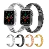 Luxe armbandbanden voor Apple Watch Ultra 8 7 6 SE -riem 49 mm 41 mm 45 mm 40 mm 44 mm slanke roestvrijstalen band voor Iwatch 5 3 38 mm 42 mm vrouwelijke polsbandje met gereedschap