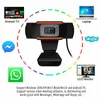 Rotatable HD Webcam PC Mini USB 2 0 Web Camera Video Recording High definition with 1080P 720P 480P true color images2128