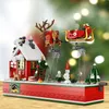 2020 İl Oluşturan Kış Village Tatil Noel arifesi Noel Baba Kurabiye Ev Yapı Taşları Eğitici Oyuncaklar C1115
