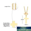 Toggle Locked Stainless Steel Gold Link Chain Women Cross Pendant Necklace Charm Gifts