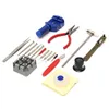19 PPCS Professional Watch Repair Tools Kit Remover Suportador Abrenador de abertura de destornillador Tweezer Herramientas Conjunto de accesorios8726930