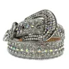 Western Rhinestones Belt Cowgirl Cowboy Bling Bling Crystal Studded Leather Belt Removable Buckle For Men Women1065252