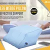 Almohada inflable para piernas, cojín de descanso, portátil, cuña para rodilla, soporte para pies, almohadilla ortopédica para aliviar el dolor LJ200821